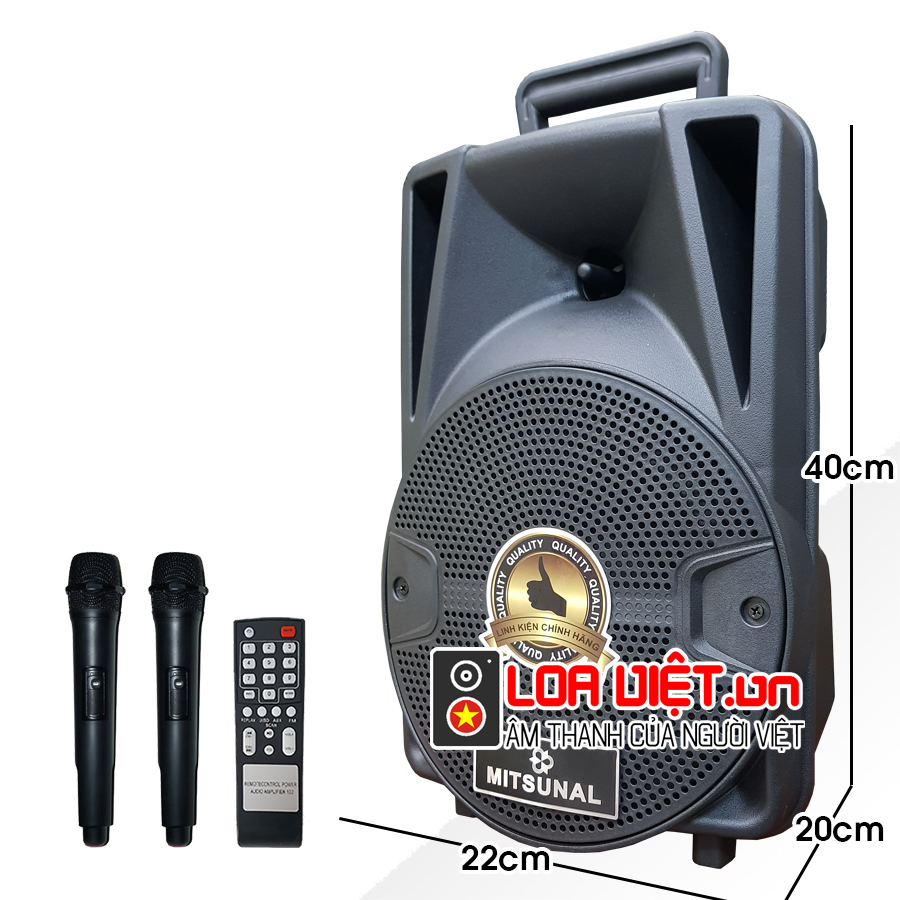 Loa kéo di động Mitsunal T801-Bass 20